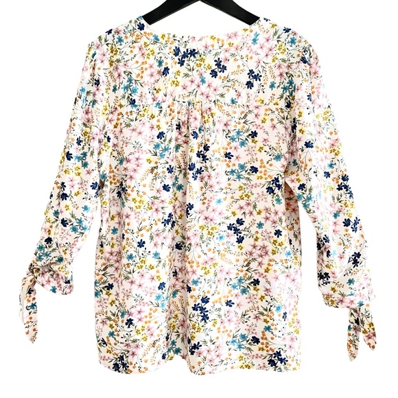 Cynthia Rowley Multicoloured Floral Top, Size Large - Picture 5 of 8